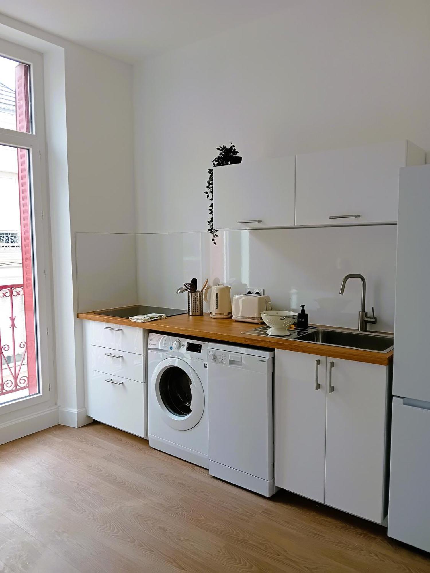 102 - Appart Renove Avec Grand Salon Et 1 Chambre - Tram Et Clinique Mutualiste A 1 Min Grenoble Eksteriør bilde